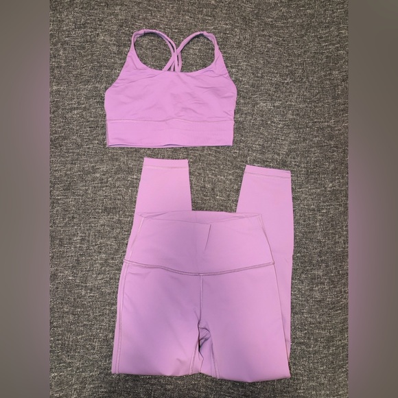 lululemon athletica Pants - LULULEMON SET - WORN ONCE! Size 6 * Wysteria Purple